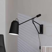 Wandleuchte Loreto 1 mit langem Arm und Stecker