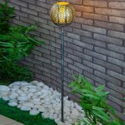 Lindby Miliana LED-Solar-Erdspießlampe, silber