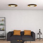 LED-Deckenleuchte Shiitake, schwarz / gold