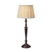 Tischlampe Chocolat, Höhe 60 cm, beige/braun, Metall/Stoff