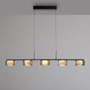 Paul Neuhaus LED-Hängelampe Rika, 119 cm, Glas, dimmbar