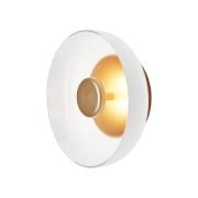 Nuura LED-Wandleuchte Blossi Wall, Ø 23 cm, gold / opal