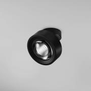 Egger LED-Spot Clippo Optic, schwarz/schwarz, Ø 12 cm, DTW