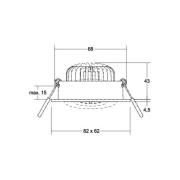 BRUMBERG LED-Spot BB37 on/off Anschlussbox strukturschwarz