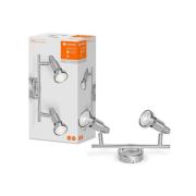 LEDVANCE Niclas LED-Strahler, nickel, 2-flammig