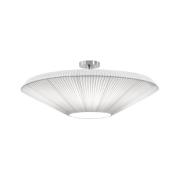 Bover Deckenlampe Siam 80, nickel/weiß, Kunststoff