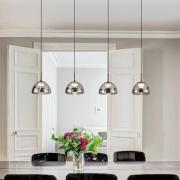 LED-Hängeleuchte Lucille, 4-flammig, rauchgrau, CCT, Dimmer