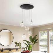LED-Hängeleuchte Ariel, 5-flammig, rund, Stufendimmer, CCT