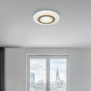 LED-Deckenlampe Sabatino, Ø 30 cm, weiß/grau, CCT