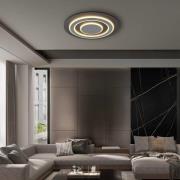 LED-Deckenlampe Jayden, Ø 48 cm, anthrazit/grau, Metall