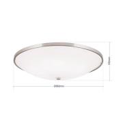 Vielseitige Deckenleuchte Samira, 56,5 cm