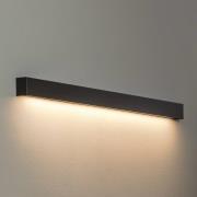 Wandleuchte Straight L, 122 cm, schwarz
