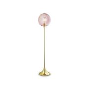 Stehleuchte Ballroom, rosa, Glas, mundgeblasen, dimmbar
