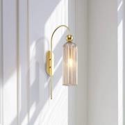 Maytoni Antic Wandleuchte, Glasschirm in Cognac
