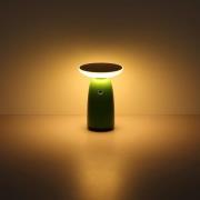 LED-Solar-Tischleuchte 36625, grün, Metall, 23 cm, dimmbar
