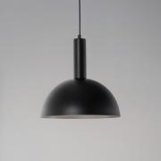 Hängeleuchte Vitrum cupola M, schwarz, halbrund, Ø 30 cm