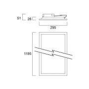 Sylvania LED-Panel Start, 120 x 30 cm, 840, 29 W