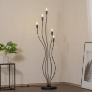 Stehlampe Bonibon 13231 schwarz Metall Höhe 155 cm 5-flammig