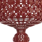 Kartell LED-Tischleuchte Mini Kabuki, dunkelrot, Höhe 70 cm