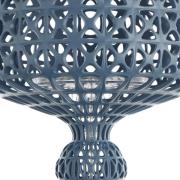 Kartell LED-Tischleuchte Mini Kabuki, hellblau, Höhe 70 cm