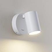 Wandstrahler CAN TILT, weiß, Ø 10 cm, Metall, Schalter, GU10