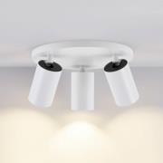 Deckenspot CAN TILT, weiß, Ø 23 cm, 3-flammig, Metall, GU10