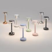 Flos LED-Akku-Tischleuchte Bon jour unplugged, kupfer