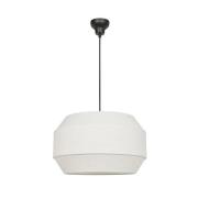 MARKET SET Pendellampe Cosiness, Ø 46 cm, weiß, Stoff