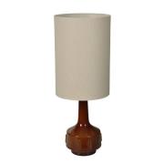 MARKET SET Tischlampe Jimmy, braun/beigefarben, Höhe 83 cm