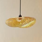 Lindby Hängeleuchte Eleane, Bambus, natur, Länge 50 cm, E27