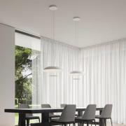 Karman LED-Hängeleuchte BLANCO, Ø 60 cm, weiß, Metall