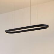 Lucande Smart-LED-Hängeleuchte Melinay, schwarz, CCT, Tuya