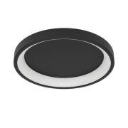 EGLO connect Smart-LED Deckenlampe Loretello-Z, rund,schwarz