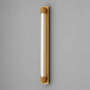 OLEV LED-Wandlampe CHARMER, braun, Metall/Glas, 2.700 K IP44