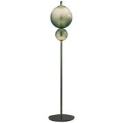 OLEV LED-Stehlampe TERRA&LUNA, grün, Metall/Glas, 184 cm 927