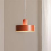 Hängeleuchte Rif M, ziegelrot, 1-flammig, Ø 25 cm, Stahl