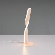 LED-Tischleuchte Ginko, sand, Metall, Höhe 40,5 cm