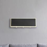 LED-Wandlampe Saidy, Breite 25 cm, schwarz, Metall