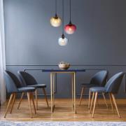 Hängeleuchte Sander, Ø 45 cm, bunt, Glas, 3-flg.