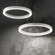 Ideal Lux LED-Hängeleuchte Oracle, Ø 60 cm, weiß, 3.000 K