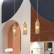 Maytoni Antic Hängeleuchte, Glasschirm in Cognac