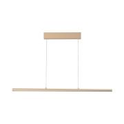 LED-Hängelampe Borena, sandfarben, Länge 113 cm, Metall