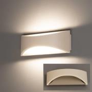 LED-Wandleuchte Rio, greige/sandfarben, Breite 23 cm, Metall