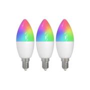 LUUMR Smart E14 4,9W CCT RGB ZigBee Tuya Hue 3er