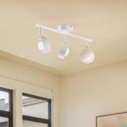 Lindby Strahler Jyla, weiß, Linse, 3.000 K, 3-flg., GX53