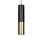 Hängeleuchte Orino, schwarz/gold, Metall, GU10