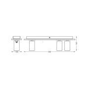 OSRAM Deckenstrahler MERCURY schwarz 3-Spot GU10-LED 927 dim