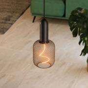 OSRAM Hängelampe VINTAGE 1906 ROUND, schwarz, Metall Ø 10 cm