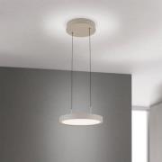 LED-Hängeleuchte Teide, khaki, einflammig, Metall, 2.700 K