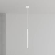 LED-Hängeleuchte Rulo, beige, Stahl, Ø 3,2 cm